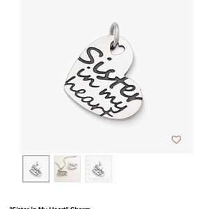 Silver Heart Charm Pendant